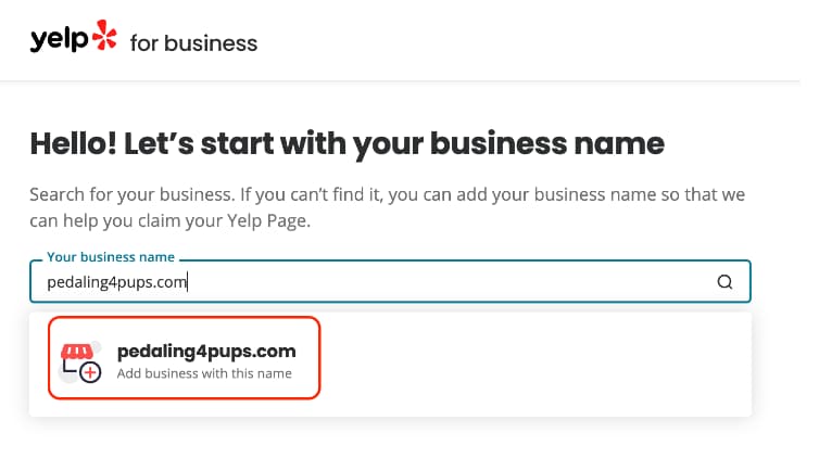 creating a new business in yelp